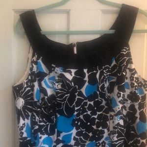 Jones Studio Flowered Sleeveless Dress size 16W